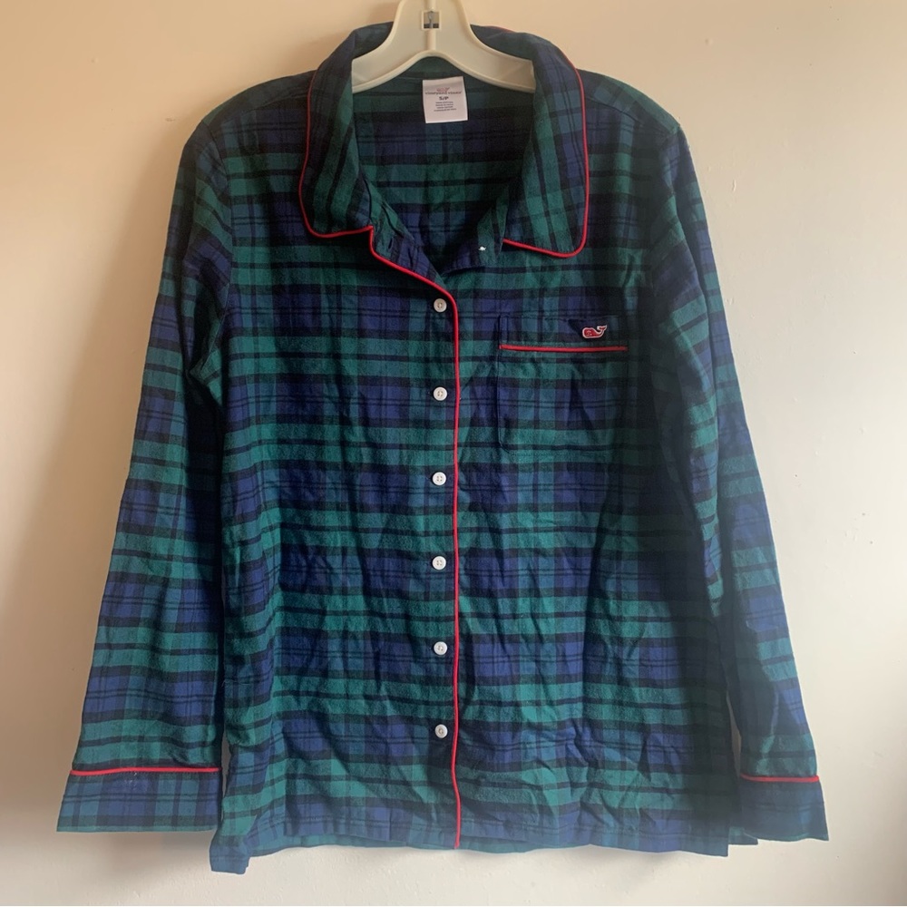 Vineyard Vines Button Down Pajama Top